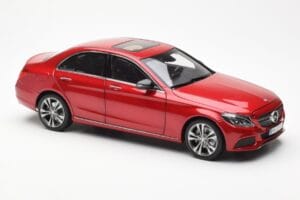 Mercedes C-Class W205 Κόκκινο Μεταλλικό Asia Exclusive Norev 1:18 183835 Μέταλλο - εικόνα 6 από 8