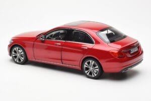 Mercedes C-Class W205 Κόκκινο Μεταλλικό Asia Exclusive Norev 1:18 183835 Μέταλλο - εικόνα 7 από 8
