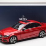 Mercedes C-Class W205 Κόκκινο Μεταλλικό Asia Exclusive Norev 1:18 - image 8 of 8