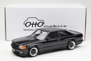 Mercedes 560 SEC C126 AMG Widebody Μαύρο Otto 1:18 OT187 Ρητίνη - εικόνα 6 από 6