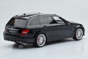 Mercedes C63 AMG S204 T-Model Μαύρο GT Spirit 1:18 GT760 Ρητίνη - εικόνα 2 από 6