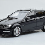 Mercedes C63 AMG S204 T-Model Μαύρο GT Spirit 1:18