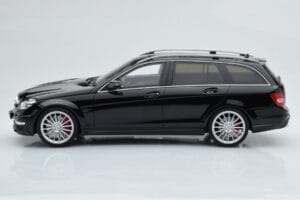 Mercedes C63 AMG S204 T-Model Μαύρο GT Spirit 1:18 GT760 Ρητίνη - εικόνα 3 από 6