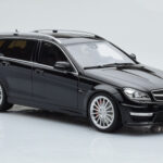 Mercedes C63 AMG S204 T-Model Μαύρο GT Spirit 1:18 - image 4 of 6