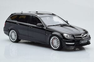 Mercedes C63 AMG S204 T-Model Μαύρο GT Spirit 1:18 GT760 Ρητίνη - εικόνα 4 από 6