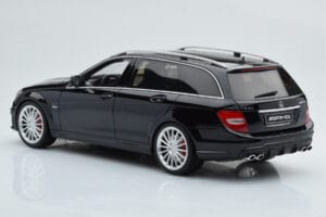 Mercedes C63 AMG S204 T-Model Μαύρο GT Spirit 1:18 GT760 Ρητίνη - εικόνα 5 από 6