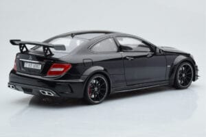 Mercedes C63 AMG W204 Black Series Μαύρο GT Spirit 1:18 ZM019 Ρητίνη - εικόνα 2 από 7