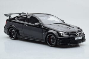 Mercedes C63 AMG W204 Black Series Μαύρο GT Spirit 1:18 ZM019 Ρητίνη - εικόνα 4 από 7