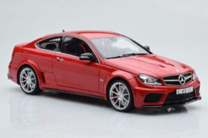 Mercedes C63 AMG W204 Black Series Κόκκινο GT Spirit 1:18 GT065 Ρητίνη - εικόνα 4 από 6