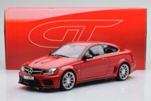 Mercedes C63 AMG W204 Black Series Κόκκινο GT Spirit 1:18 GT065 Ρητίνη - εικόνα 6 από 6