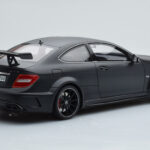 Mercedes C63 AMG W204 Black Series Ματ Μαύρο GT Spirit 1:18 - image 2 of 6
