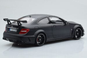 Mercedes C63 AMG W204 Black Series Ματ Μαύρο GT Spirit 1:18 GT843 Ρητίνη - εικόνα 2 από 6