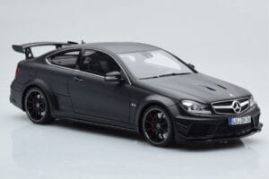 Mercedes C63 AMG W204 Black Series Ματ Μαύρο GT Spirit 1:18 GT843 Ρητίνη - εικόνα 4 από 6