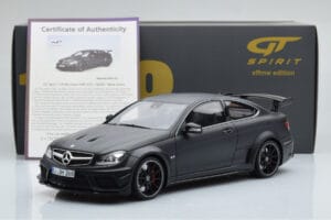 Mercedes C63 AMG W204 Black Series Ματ Μαύρο GT Spirit 1:18 GT843 Ρητίνη - εικόνα 6 από 6