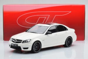 Mercedes C63 AMG W204 Λευκό GT Spirit 1:18 GT166 Ρητίνη - εικόνα 6 από 6