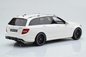 Mercedes C63 AMG S204 T-Model Λευκό GT Spirit 1:18 GT147 Ρητίνη - εικόνα 2 από 8