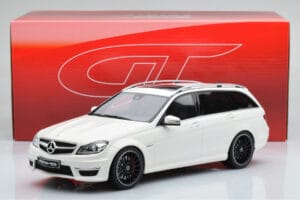 Mercedes C63 AMG S204 T-Model Λευκό GT Spirit 1:18 GT147 Ρητίνη - εικόνα 8 από 8
