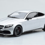 Mercedes C63S AMG C205 Coupe Ασημί GT Spirit 1:18