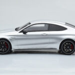 Mercedes C63S AMG C205 Coupe Ασημί GT Spirit 1:18 - image 3 of 6