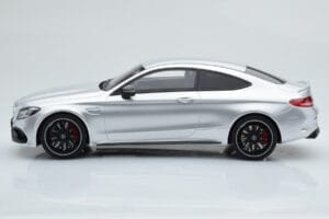 Mercedes C63S AMG C205 Coupe Ασημί GT Spirit 1:18 GT116 Ρητίνη - εικόνα 3 από 6