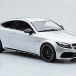 Mercedes C63S AMG C205 Coupe Ασημί GT Spirit 1:18 - image 4 of 6