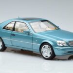 Mercedes CL600 C140 Μπλε Μεταλλικό Norev 1:18 183448 Μέταλλο - image 5 of 7