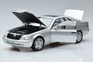 Mercedes CL600 C140 Ασημί Μεταλλικό Norev 1:18 183446 Μέταλλο - εικόνα 2 από 7