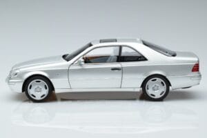 Mercedes CL600 C140 Ασημί Μεταλλικό Norev 1:18 183446 Μέταλλο - εικόνα 4 από 7