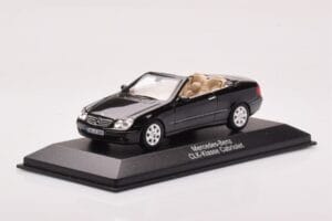Mercedes CLK A209 Καμπριολέ Obsidian Μαύρο Μεταλλικό Minichamps 1:43 B66961966 Μέταλλο - εικόνα 2 από 4