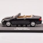 Mercedes CLK A209 Καμπριολέ Obsidian Μαύρο Μεταλλικό Minichamps 1:43