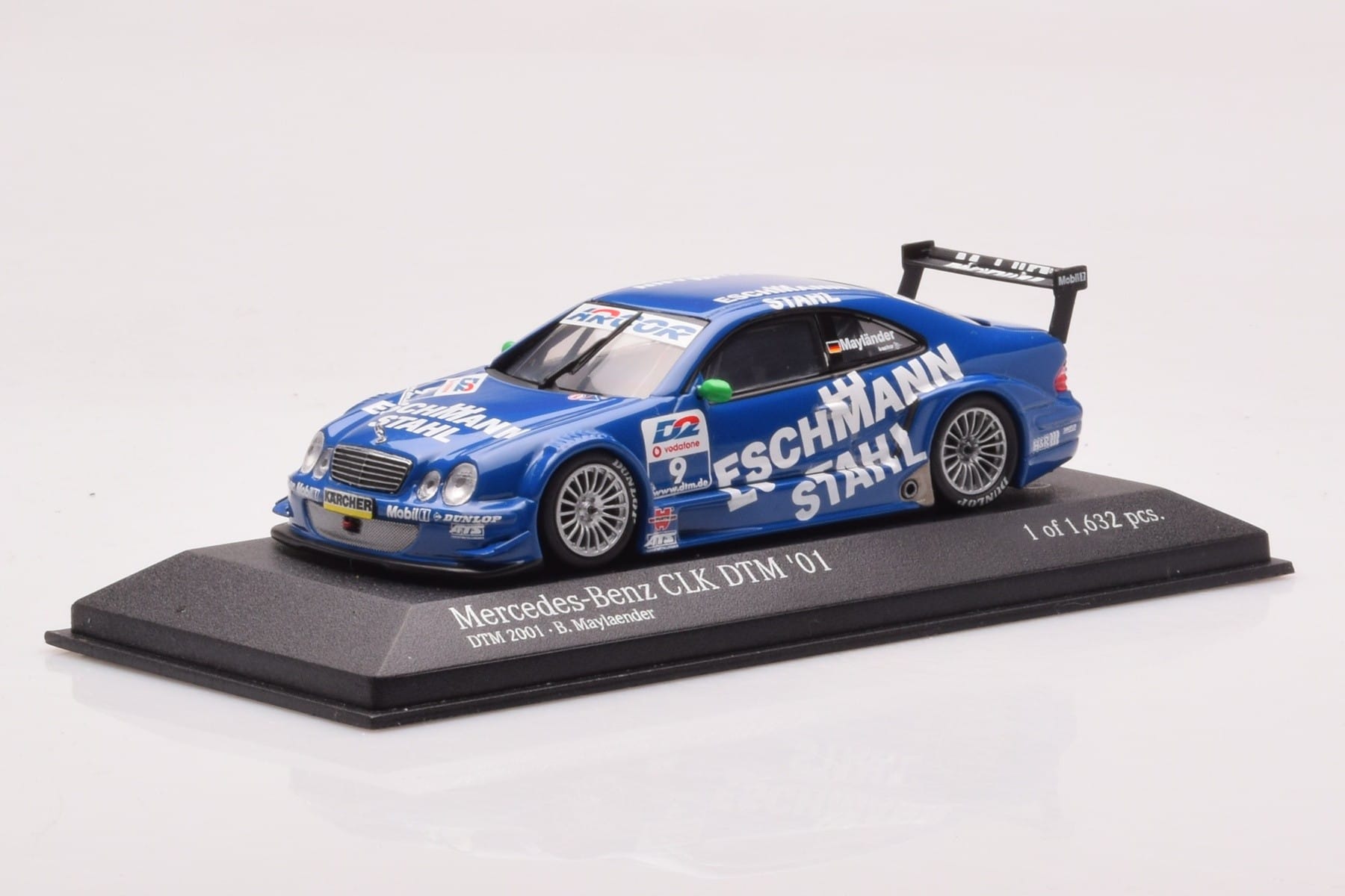Mercedes CLK DTM Team Manthey #9 B. Maylander DTM 2001 Minichamps 1:43 400013109 Μέταλλο - εικόνα 2 από 4