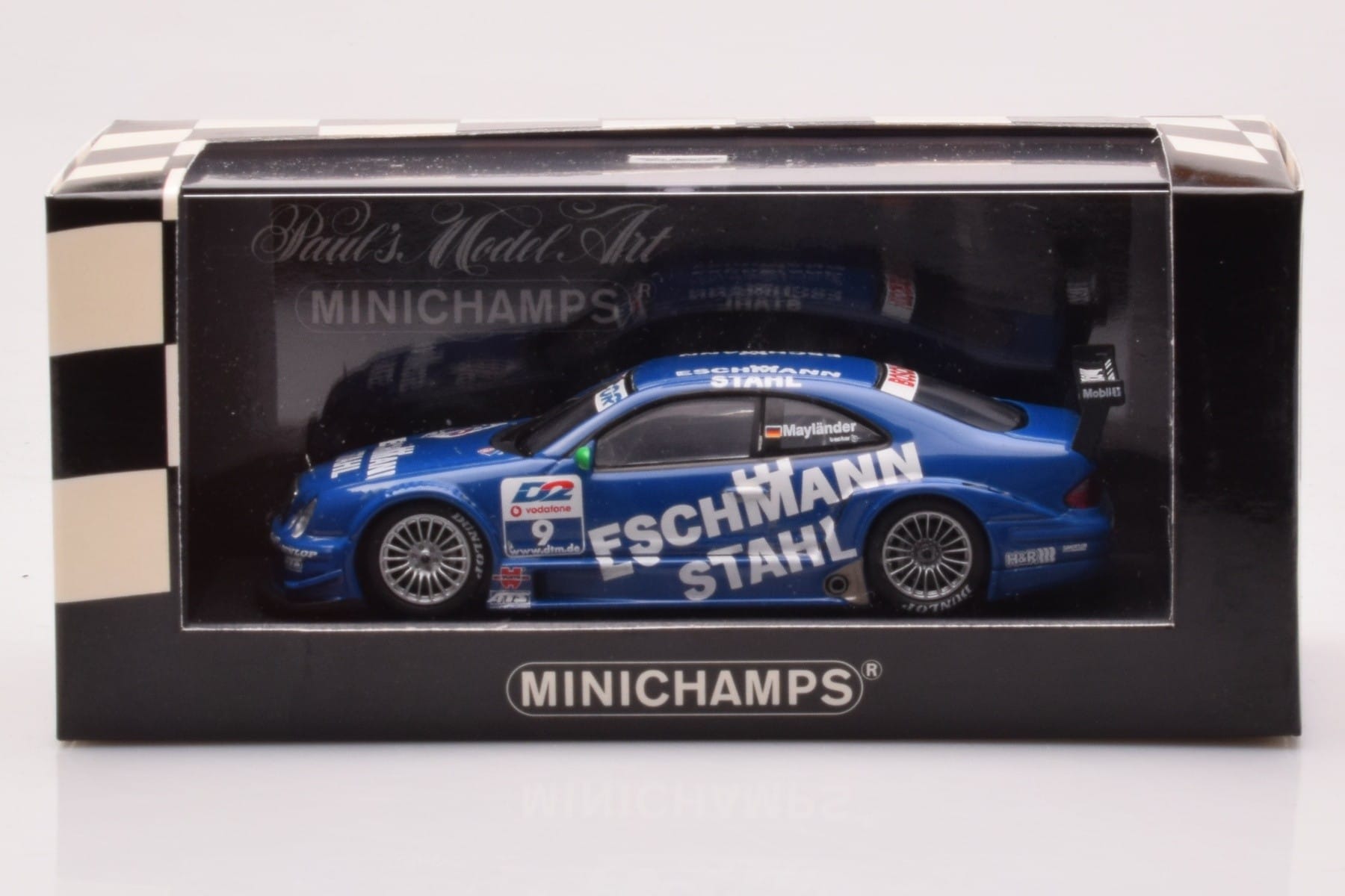 Mercedes CLK DTM Team Manthey #9 B. Maylander DTM 2001 Minichamps 1:43 400013109 Μέταλλο - εικόνα 4 από 4
