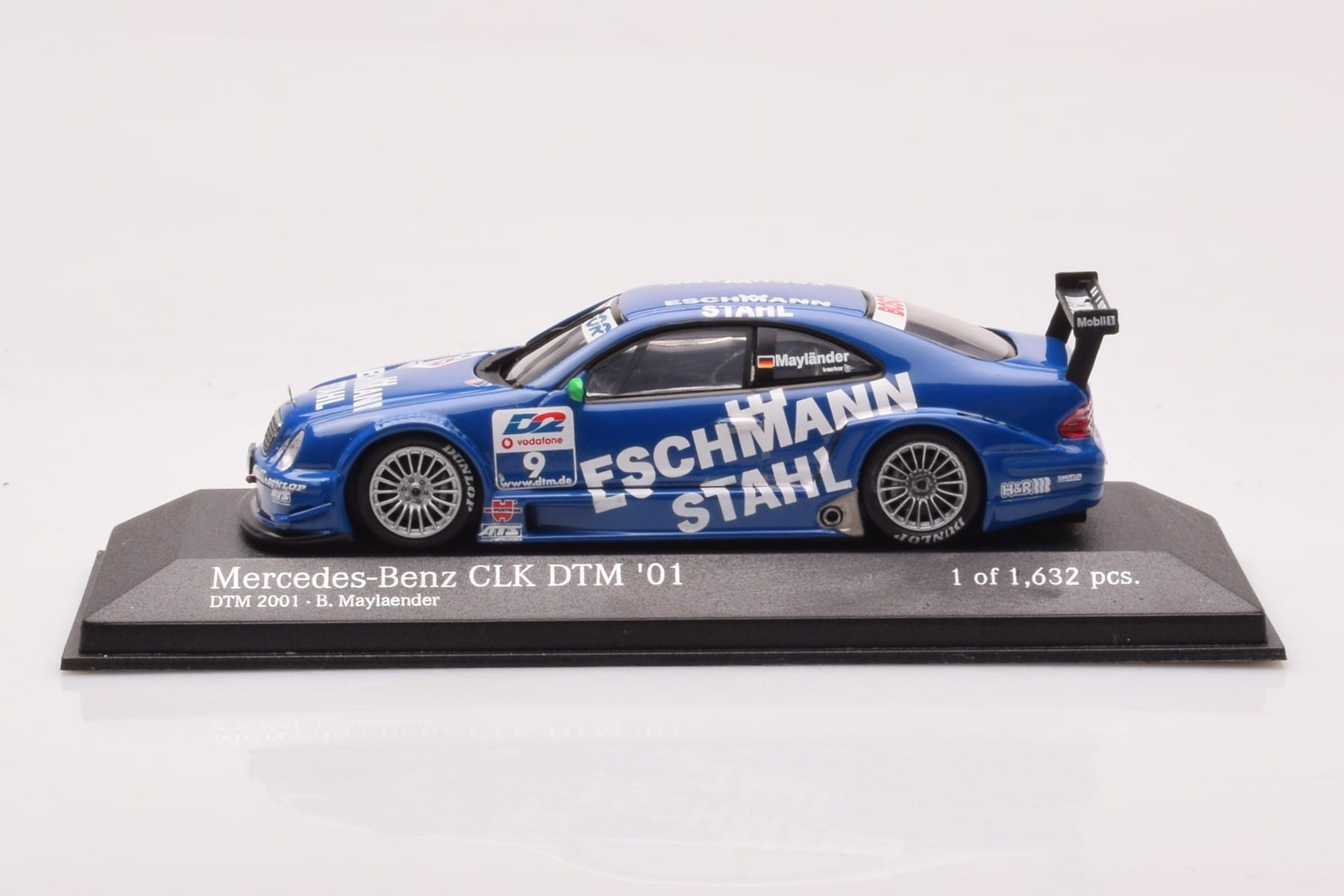 Mercedes CLK DTM Team Manthey #9 B. Maylander DTM 2001 Minichamps 1:43 400013109 Μέταλλο