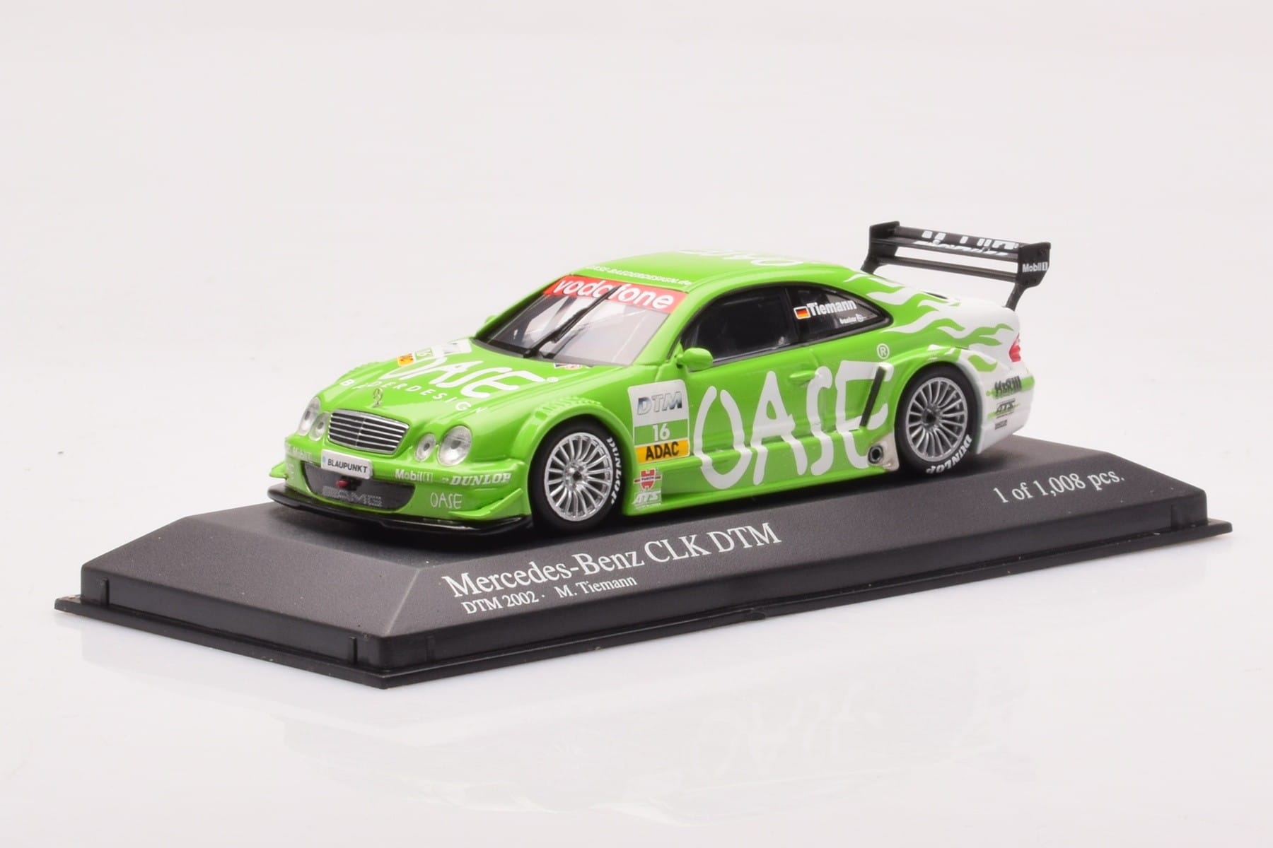Mercedes CLK DTM Team OASE AMG #16 M. Tiemann DTM 2001 Minichamps 1:43 400023116 Μέταλλο - εικόνα 2 από 4
