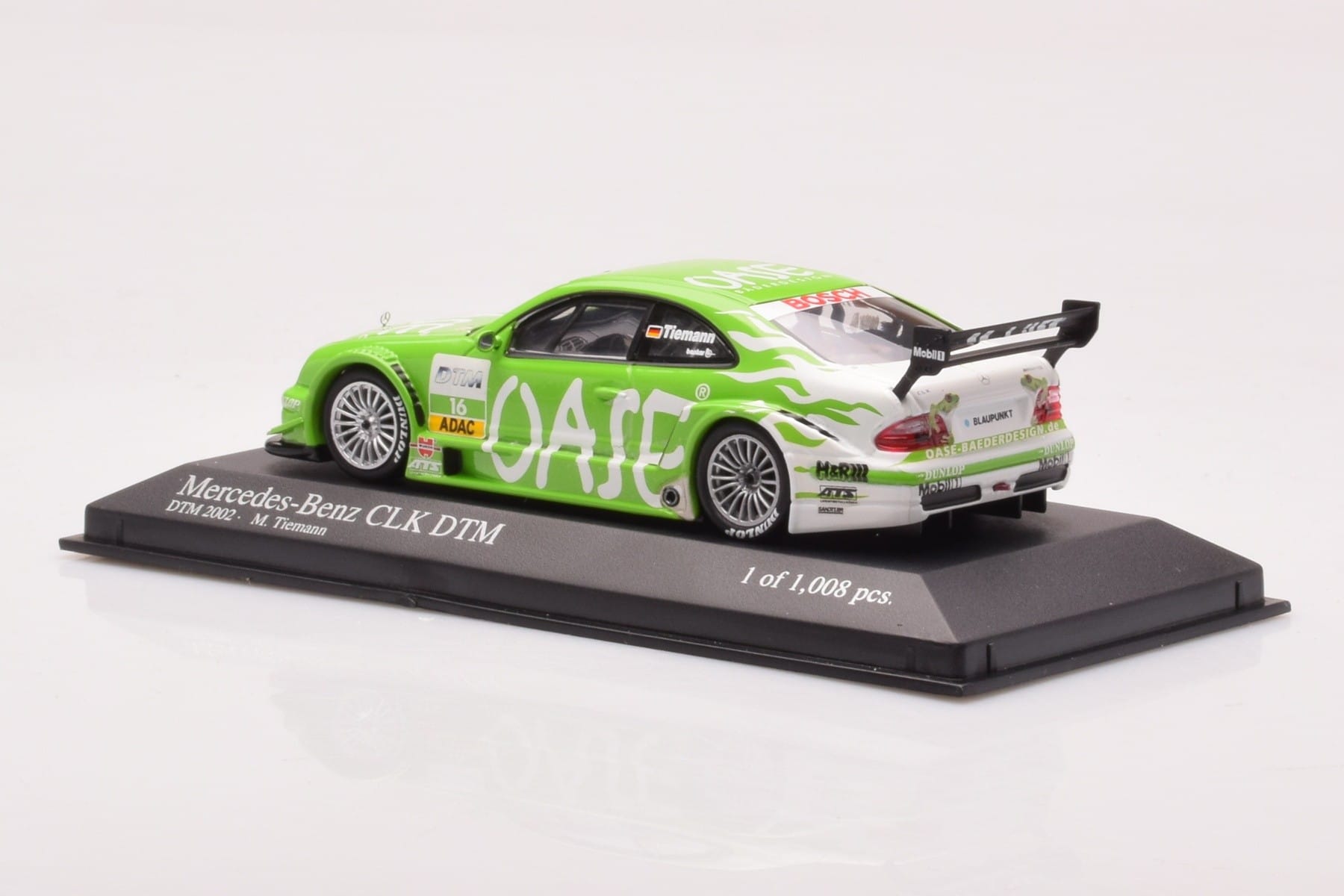Mercedes CLK DTM Team OASE AMG #16 M. Tiemann DTM 2001 Minichamps 1:43 400023116 Μέταλλο - εικόνα 3 από 4