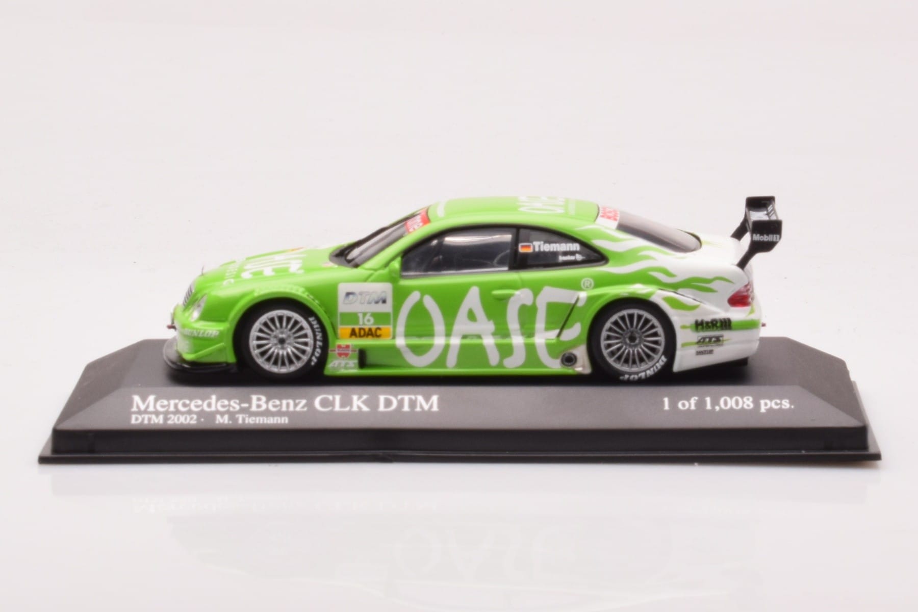 Mercedes CLK DTM Team OASE AMG #16 M. Tiemann DTM 2001 Minichamps 1:43 400023116 Μέταλλο