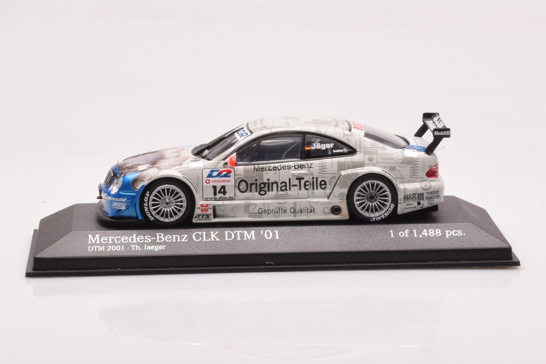 Mercedes CLK DTM Team Persson #14 Jaeger DTM 2001 Minichamps 1:43 400013714 Μέταλλο