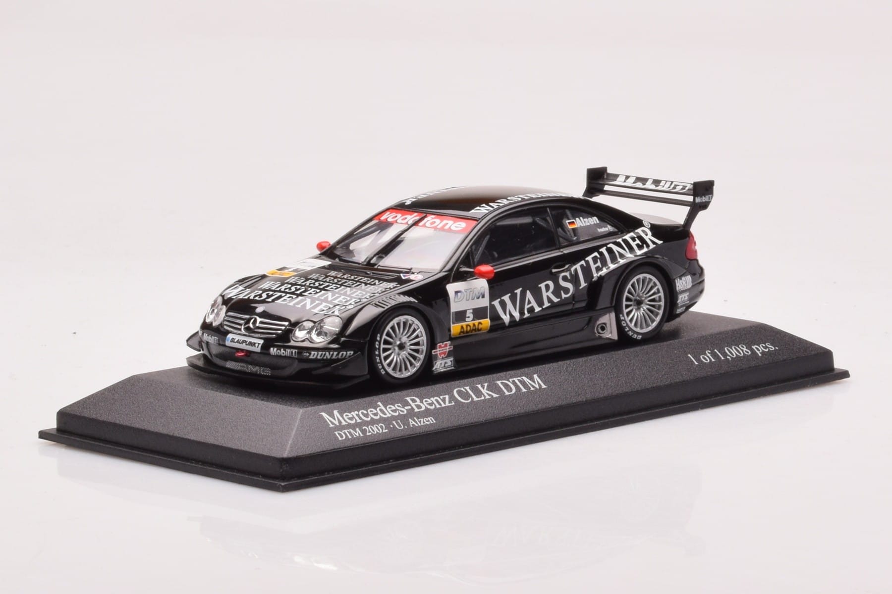 Mercedes CLK DTM Team Warsteiner AMG #5 U. Alzen DTM 2002 Minichamps 1:43 400023025 Μέταλλο - εικόνα 2 από 4
