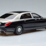 Mercedes Maybach S600 W222 Μαύρο Ασημί GT Spirit 1:18 GT237 Ρητίνη - image 2 of 6
