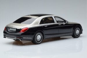 Mercedes Maybach S600 W222 Μαύρο Ασημί GT Spirit 1:18 GT237 Ρητίνη - εικόνα 2 από 6