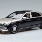 Mercedes Maybach S600 W222 Μαύρο Ασημί GT Spirit 1:18 GT237 Ρητίνη