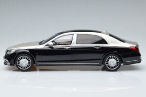Mercedes Maybach S600 W222 Μαύρο Ασημί GT Spirit 1:18 GT237 Ρητίνη - εικόνα 3 από 6