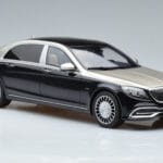 Mercedes Maybach S600 W222 Μαύρο Ασημί GT Spirit 1:18 GT237 Ρητίνη - image 4 of 6