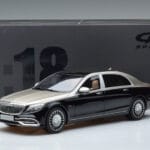 Mercedes Maybach S600 W222 Μαύρο Ασημί GT Spirit 1:18 GT237 Ρητίνη - image 6 of 6