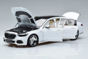 Mercedes Maybach S600 W222 V12 Biturbo Diamond Λευκό Almost Real 1:18 820116 Μέταλλο - εικόνα 2 από 11