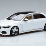 Mercedes Maybach S600 W222 V12 Biturbo Diamond Λευκό Almost Real 1:18