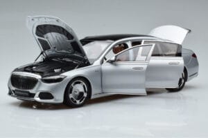 Mercedes Maybach S600 W222 V12 Biturbo Hightech Ασημί Almost Real 1:18 820118 Μέταλλο - εικόνα 2 από 12