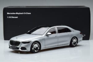 Mercedes Maybach S600 W222 V12 Biturbo Hightech Ασημί Almost Real 1:18 820118 Μέταλλο - εικόνα 12 από 12
