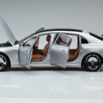 Mercedes Maybach S600 W222 V12 Biturbo Hightech Ασημί Almost Real 1:18 - image 4 of 12