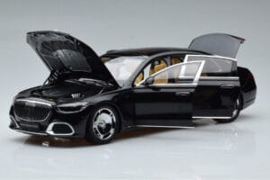 Mercedes Maybach S600 W222 V12 Biturbo Obsidian Μαύρο Almost Real 1:18 820115 Μέταλλο - εικόνα 2 από 11